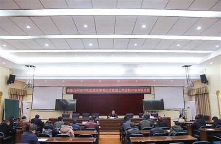 公司召开党支部书记抓党im电竞作述职评议考核会议